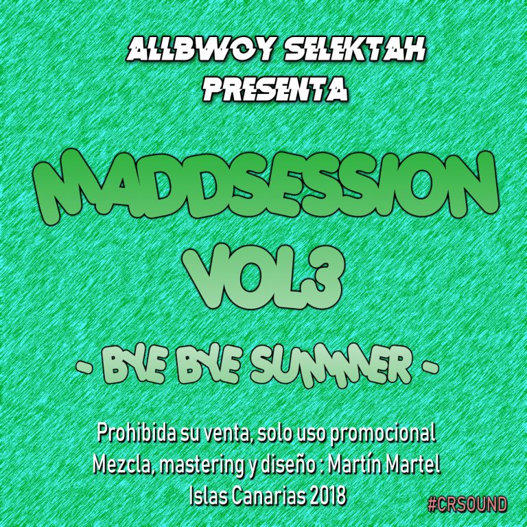 Portada MaddSession Vol3 The Mixtape 2018